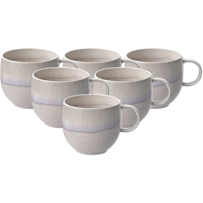 Afbeelding van Villeroy &amp; Boch Perlemor Sand Mok 290ml, Set van 6