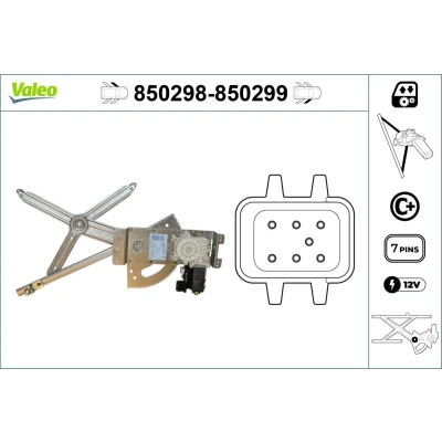 Afbeelding van Valeo Raammechanisme 850298