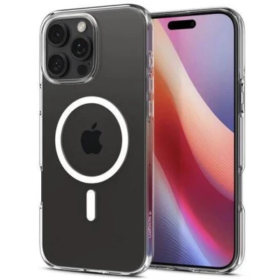 Afbeelding van Spigen Crystal Flex MagFit mobiele telefoon behuizingen 16 cm (6.3&quot;) Hoes Transparant