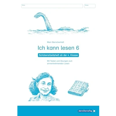 Afbeelding van Ich kann Lesen 6 Schülerarbeitsheft ab der 4. Klasse: Mein Sternchenheft mit Texten und Übungen zum sinnentnehmenden