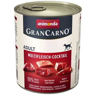Afbeelding van 12x800g Original Adult Adult: Multivlees cocktail animonda GranCarno Hondenvoer