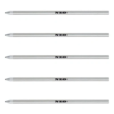 Afbeelding van 5 x MICROPEN navullingen, mini, zwart, compatibel met: Swarovski, Cross, Cartier, Lamy, Faber Castell Zebra, Schneider, Schmidt, Parker, Pelikan