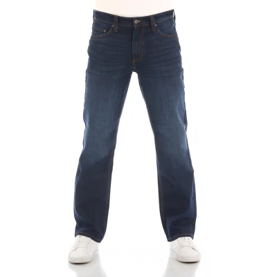 Afbeelding van MUSTANG Jeans Big Sur Regular Fit Heren Denim Stretch Katoen Zwart Blauw W30 W40, Blue (5000 940)