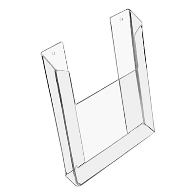 Afbeelding van HMF 46843 brochurehouder van acryl, transparant, A4, 22 x 30,5 3,5 cm