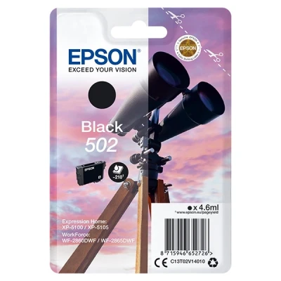 Image de Epson 502 Noir (c13t02v14010)