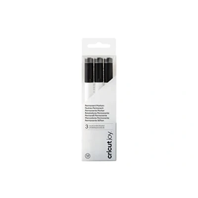 Afbeelding van Cricut Joy Permanent Marker 3 Pack 1.0 Stiftset Zwart