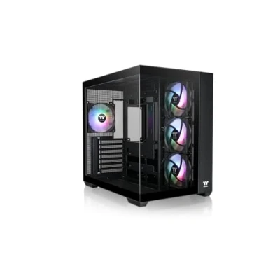 Afbeelding van Thermaltake View 380 TG ARGB Black Midi tower PC behuizing Zwart