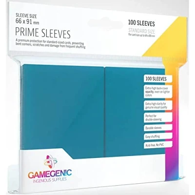 Image de Gamegenic GGS11016ML Prime Sleeves (100 Pack), Blue