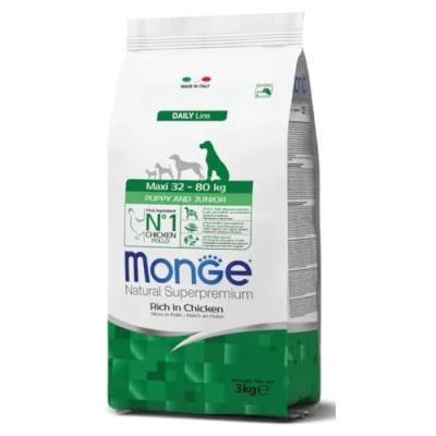 Afbeelding van 12kg Puppy Junior Maxi Monge Superpremi hondenvoer