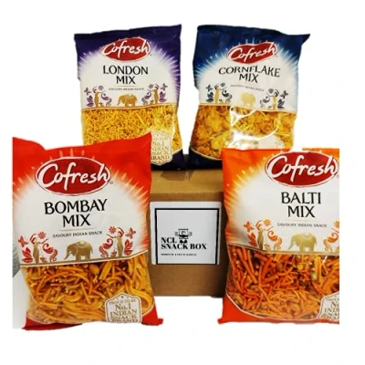 Afbeelding van NCL Snacks Cofresh Bombay Mix Cornflakes London Balti 4 stuks