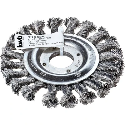 Afbeelding van kwb 719536 AGGRESSO FLEX ® schijfborstels, gezoomde HSS staaldraad voor gebruik met haakse slijper 1 stuk(s)