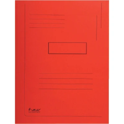 Afbeelding van Dossiermap Exacompta Forever 290gr 2kleppen Rood