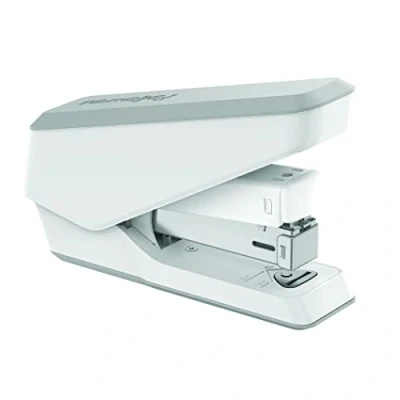 Afbeelding van Fellowes Nietmachine Lx840 Easypress Met Microban, Half Strip, 25 Blad, Wit