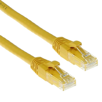 Afbeelding van ACT IB2820 U/UTP CAT6A Patchkabel Snagless Geel 20 meter