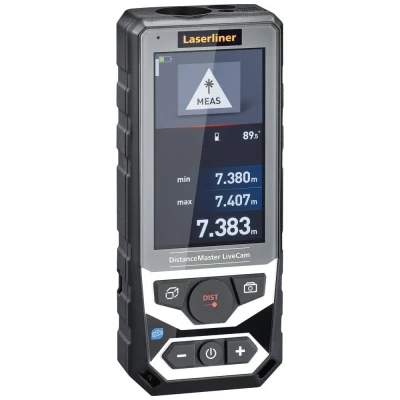 Afbeelding van Laserliner DistanceMaster LiveCam Multifunctionele Laser afstandsmeter Met HD camera Als Richthulp