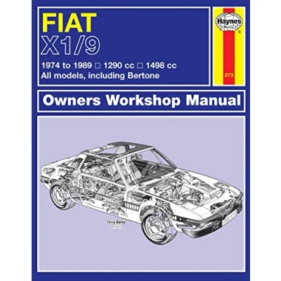 Afbeelding van Fiat X1/9 Owner&#039;S Workshop Manual