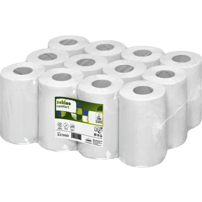 Afbeelding van Poetsrol Satino Comfort CF1 centerfeed 1 laags 120m wit 317050