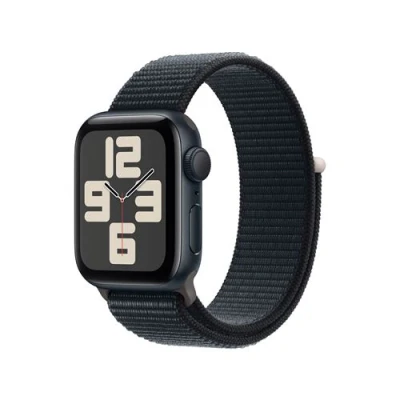 Image de Apple Watch SE 2023 40mm Noir (Noir Nylon Bracelet)