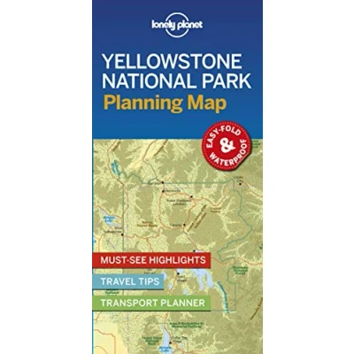 Afbeelding van Map Lonely Planet Yellowstone National Park Planning