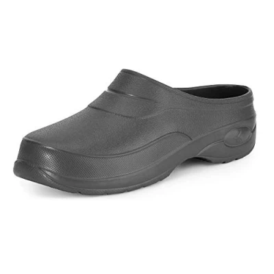 Afbeelding van Ladeheid Unisex Clogs Tuinklompen Tuinschoenen Lichte Dames Heren Donkerblauw 36 LA KL 037