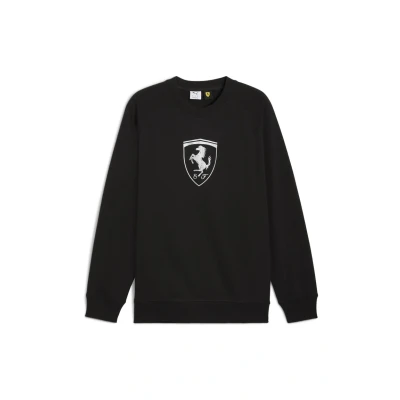Afbeelding van Puma Scuderia Ferrari Sportswear Shield Sweater, Heren, Maat: XXL, Black