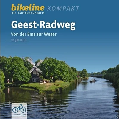 Afbeelding van Radtourenbuch kompakt Geest Radweg Von der Ems zur Weser
