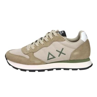 Afbeelding van Sun68 Sneaker Tom Fluo Beige Maat 40 Heren Sneakers