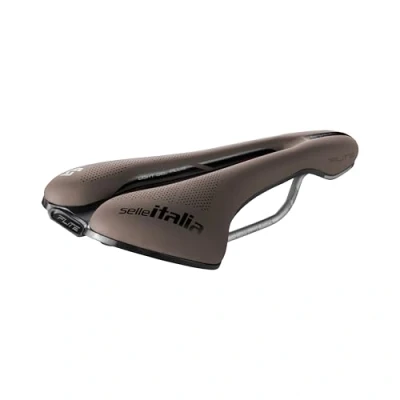 Afbeelding van Selle Italia Flite Boost Gravel Superflow Ti 316 Zadel Bruin 135 mm