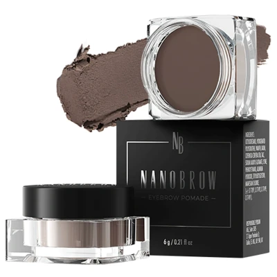 Afbeelding van Nanobrow Wenkbrauw Pomade Dark Brown 6 gram
