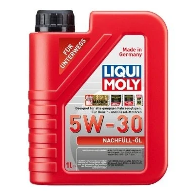 Afbeelding van Liqui Moly Top Up 5W 30 1L Motorolie 21286 BMW: 3 Saloon, Touring, 1 Hatchback, VOLKSWAGEN: Golf 7, 5, Polo IV Hatchback