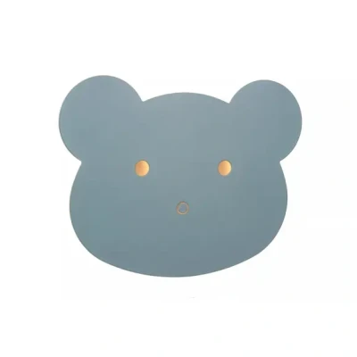 Afbeelding van Lucide CHARLIE Wandlamp Kinderkamer LED Dim to warm 1x7W 2600K/2700K Blauw