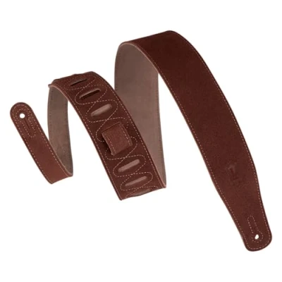 Image de Levy&#039;s Suede leather Sangle Daim Surpiquée MS26 rust