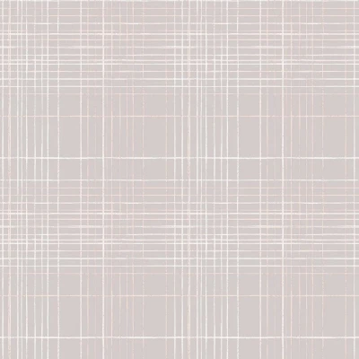Afbeelding van Deauville Warme strepen Vliesbehang Modern Behang Wandbekleding Lichtbruin 0,53 x 10,05 M.