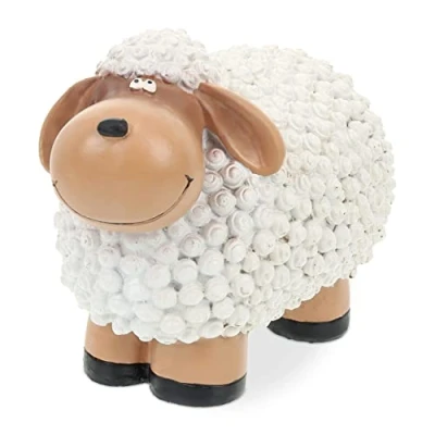 Afbeelding van Relaxdays, Decoratie voor buiten, Schapen tuinfiguur