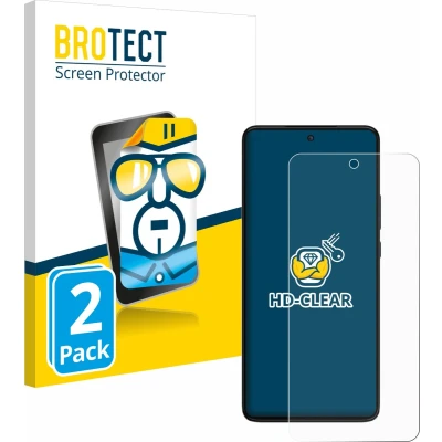 Afbeelding van BROTECT Screenprotector voor Motorola Moto G84 Folie Beschermfolie transparant (2 Stuks)
