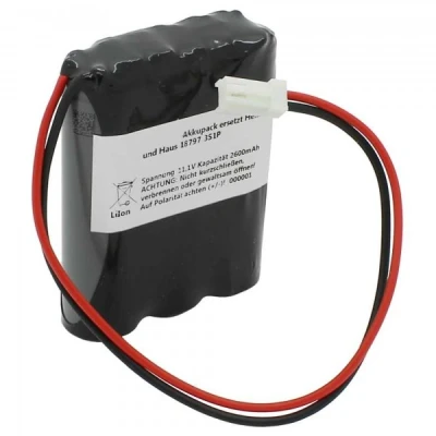Afbeelding van Accu geschikt voor in huis en 18797 3S1P accupack Li ion 11,1V 2600mAh