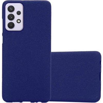 Afbeelding van Cadorabo Hoesje geschikt voor Samsung Galaxy A33 5G in FROST DONKER BLAUW Beschermhoes gemaakt van flexibel TPU silicone Case Cover