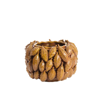 Afbeelding van Light &amp; Living Vaas PALATIK 31x30.5x21.5cm Bruin