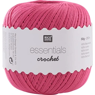 Afbeelding van Rico Design Essentials haak van 100% katoen, fuchsia