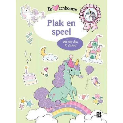 Afbeelding van Eenhoorns, plak en speel