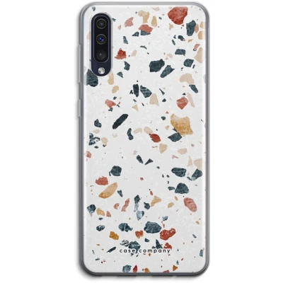 Afbeelding van Case Company® hoesje geschikt voor Samsung Galaxy A50 Terrazzo N4 Soft Cover Telefoonhoesje Bescherming aan alle Kanten en Schermrand