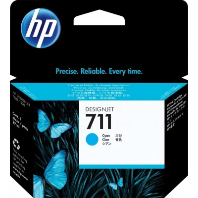 Afbeelding van HP Inktcartridge CZ130A 711 blauw