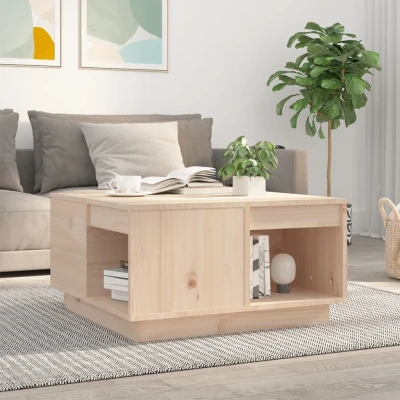 Afbeelding van Salontafel 60x61x32,5 cm massief grenenhout