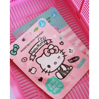 Afbeelding van Hello Kitty Gezichtsmasker 12 stuks