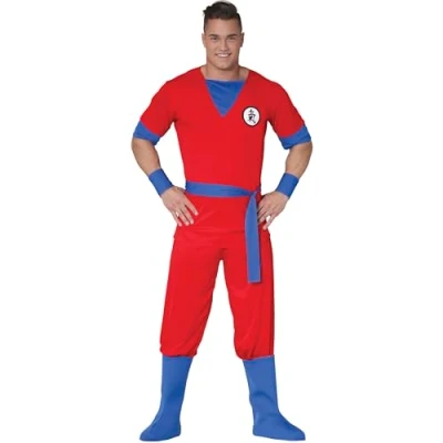 Afbeelding van Fiestas Guirca Verkleedpak Warrior Heren Polyester Rood Mt L
