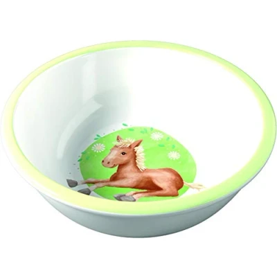 Afbeelding van Haba Kom Paarden Junior 15,4 X 5 Cm Melamine Wit