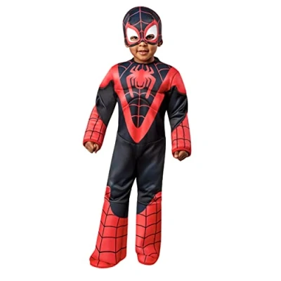 Afbeelding van Rubies Officieel Marvel Spidey kostuum en zijn ongelooflijke spinn vrienden voor kinderen van 2 tot 3 jaar, wereldboekendag