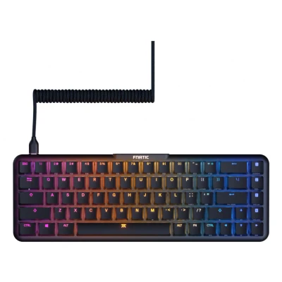 Afbeelding van Fnatic STREAK65 LP Black toetsenbord Gamen USB QWERTY US International Zwart
