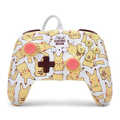 Afbeelding van PowerA Geavanceerde bedrade controller voor Nintendo Switch Blozende Pikachu