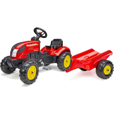 Afbeelding van Falk Country Farmer Tractor + Aanhanger123X42X53 Cm
